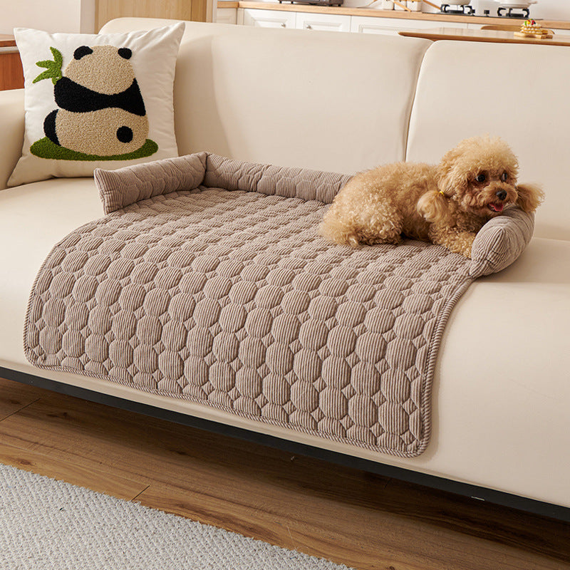Pet Sofa Cushion Thickened Anti-cat Scratch Sofa Pet Nest Non-slip Kennel Cat Mat for Cats and Dogs Sleeping