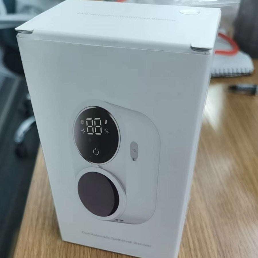 Toothbrush Disinfection Box UV Sterilization Double Wall-mounted Toothbrush Disinfector