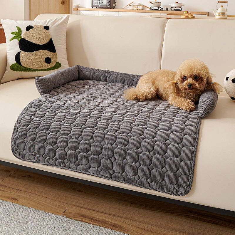 Pet Sofa Cushion Thickened Anti-cat Scratch Sofa Pet Nest Non-slip Kennel Cat Mat for Cats and Dogs Sleeping