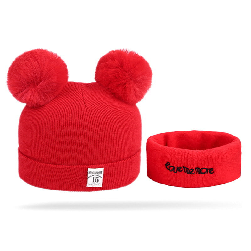 Autumn and winter baby hat