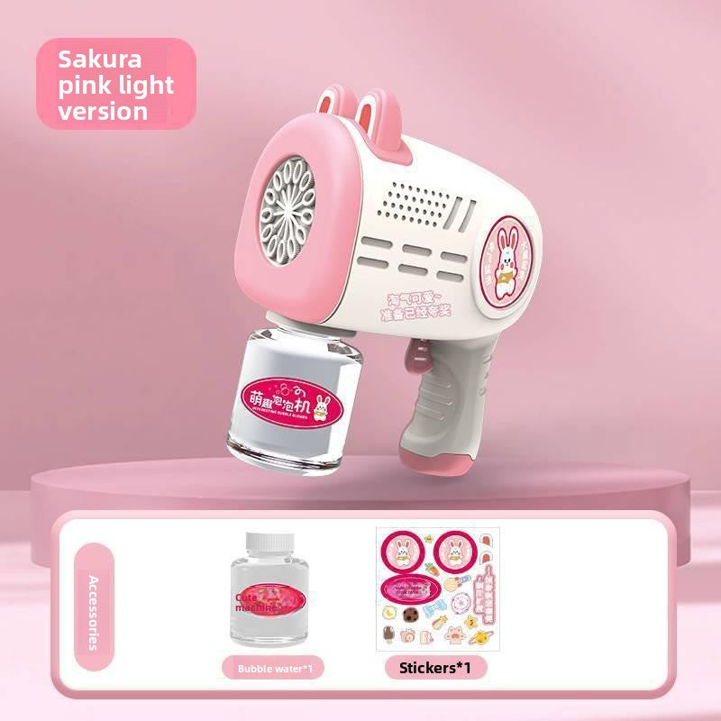 Handheld fully automatic children's bubble machine